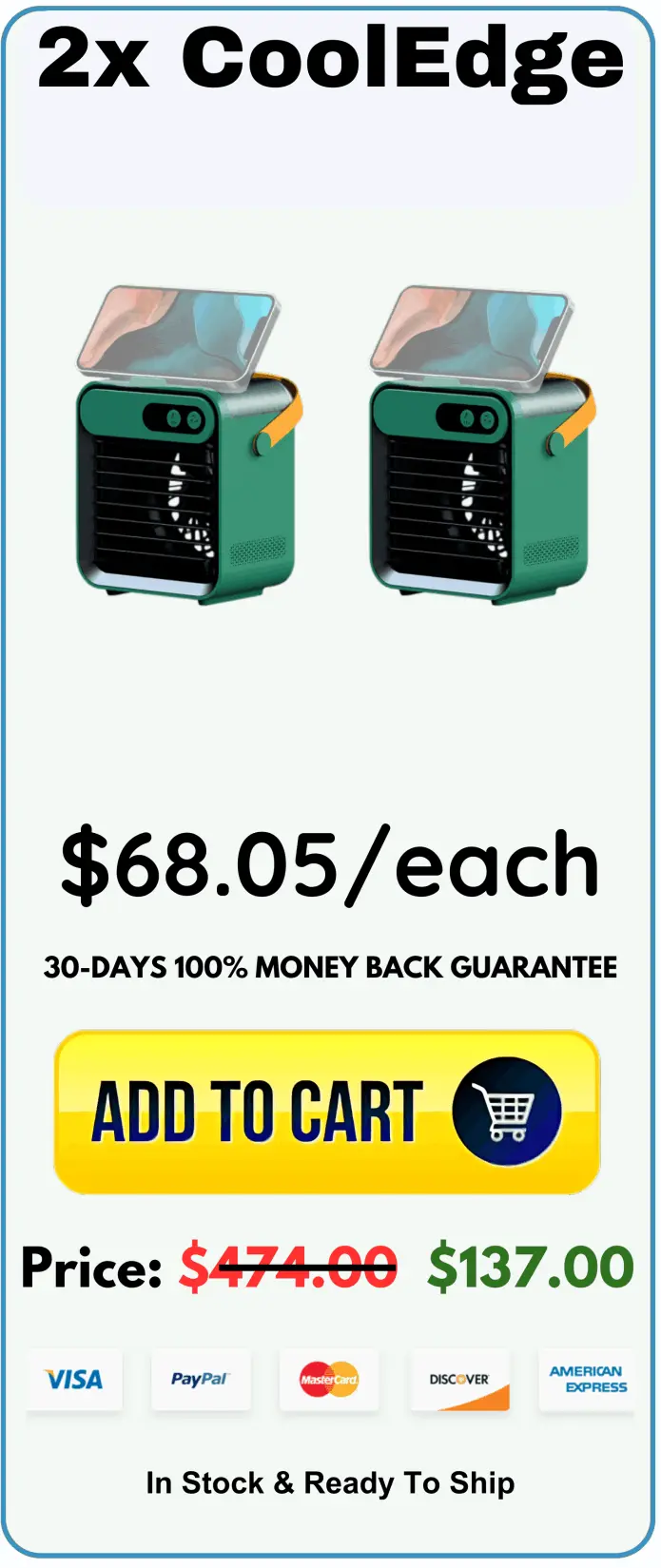 CoolEdge package price 